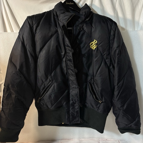 Vintage Rocawear Down‎ Puffer Black Jacket Womens Size 2X  Y2K - Picture 1 of 8